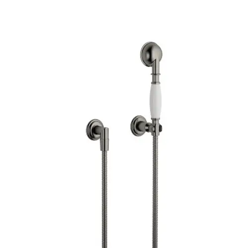 DORNBRACHT-Schlauchbrausegarnitur-mit-Einzelrosetten-MADISON-27803361-Dark-Platinum-gebuerstet-27803361-99 gallery number 1